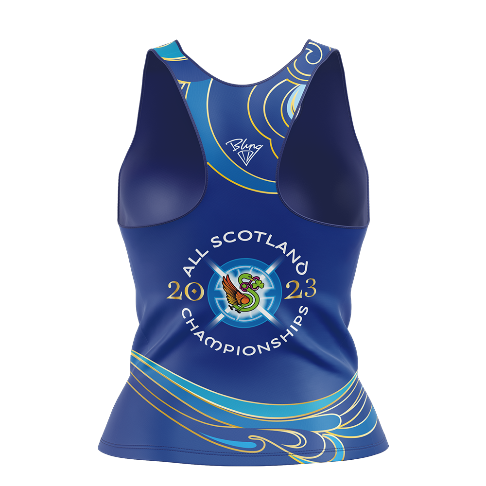 ALL SCOTLAND CHAMPIONSHIPS 2023 Singlet New Style Bling Merch